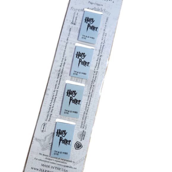 Harry Potter Magnetic Clips Set/8 Harry Hermione Ron Draco Hagrid Dobby Hedwig - Picture 4 of 5